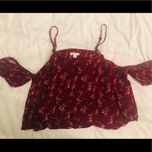 Off the Shoulder Floral Top